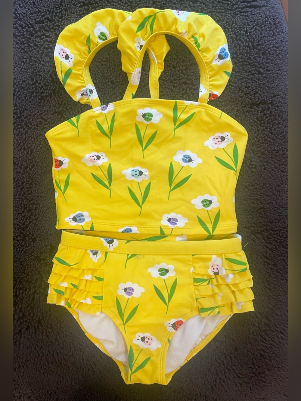 Hanna Andersson Floral Tankini 130/8